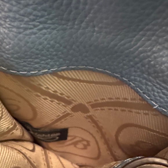 Brighton Tan Hand Cut Floral Crossbody Bag - Picture 6 of 10